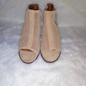Nwob Vionic Aloft Chryssa Open Toe Booties sz7